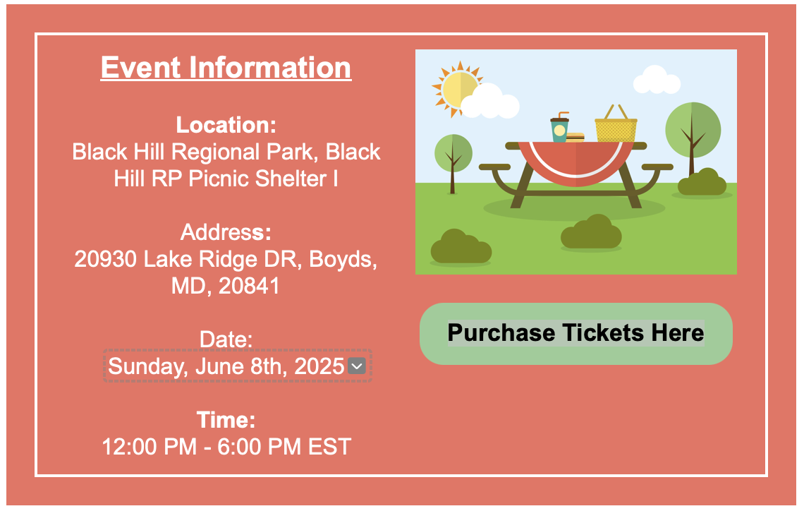 2025 AAAEA-Capital Area Summer Picnic and Networking Event